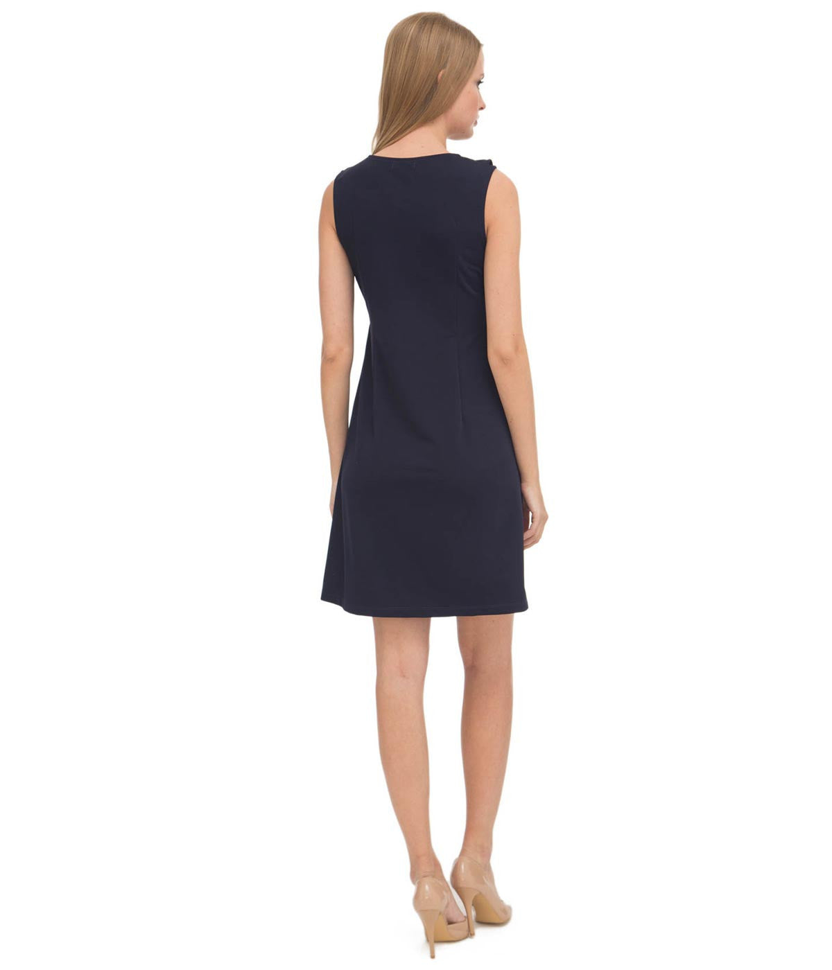 Classic Mum Dark Blue Dress • Nursing ...